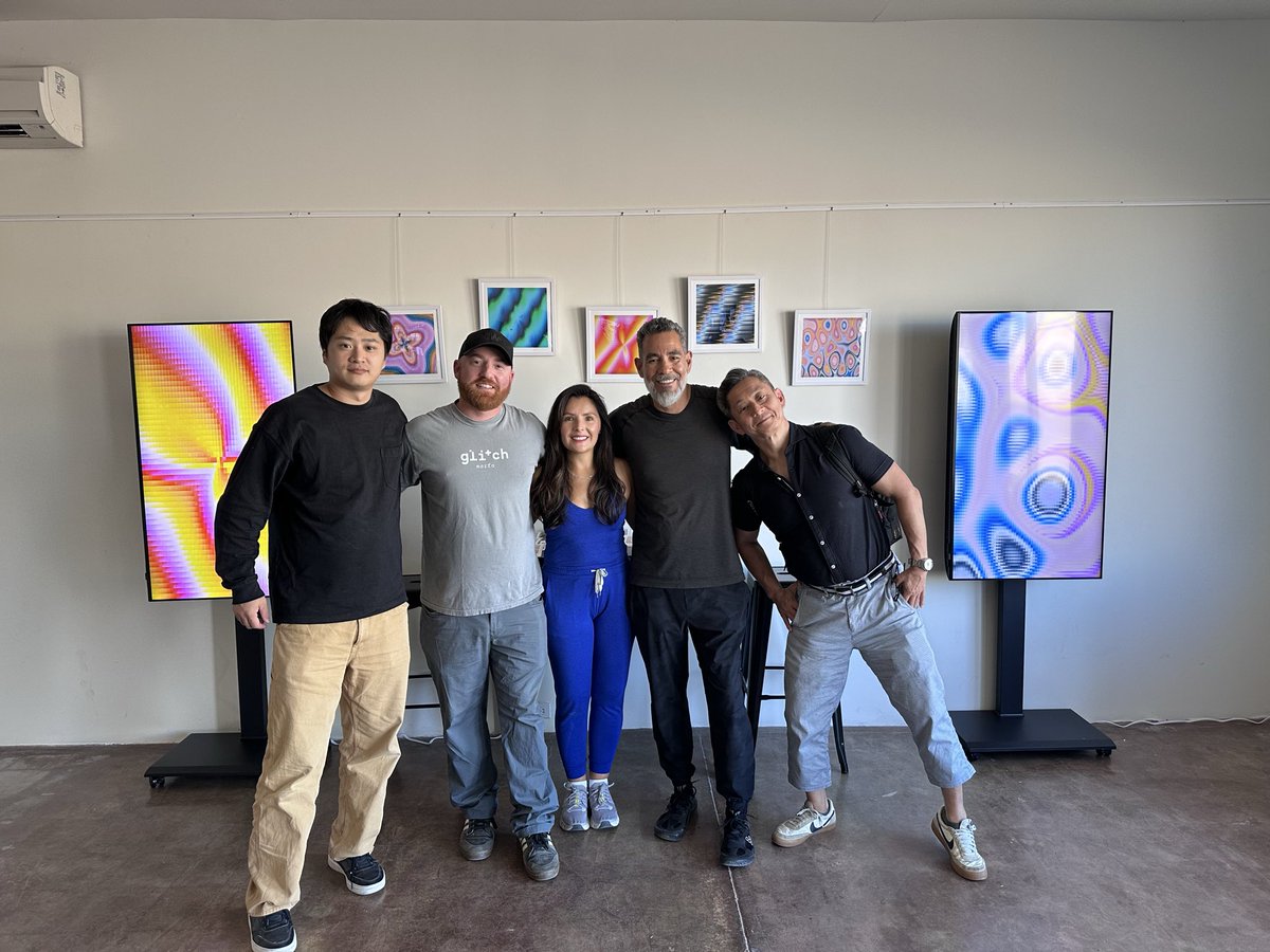Jimena Buena Vida (@jimenabuenavida) on Twitter photo A little preview of today 🤍
Huge thanks to this team + <a href="/HarryOtterNFT/">HarryOtterNFT</a> (not in pic). Everyone has worked so hard these past weeks and I’m excited to see how today unfolds. Gallery looks cute! 😘🌸
Coldie and Apoc crushed it yesterday 👏🏽 more shows today too.
Come chat with me A little preview of today 🤍
Huge thanks to this team + <a href="/HarryOtterNFT/">HarryOtterNFT</a> (not in pic). Everyone has worked so hard these past weeks and I’m excited to see how today unfolds. Gallery looks cute! 😘🌸
Coldie and Apoc crushed it yesterday 👏🏽 more shows today too.
Come chat with me