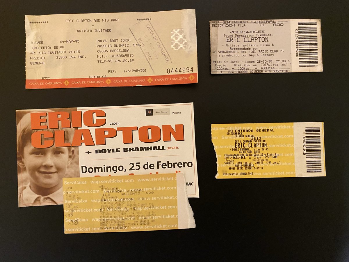 I avui, 18/10/2025, que faig 44 anys, s’anuncia que 22 anys, 1 mes i 16 dies després, ETIC CLAPTON IS GOD TORNARÀ A BARCELONA! <a href="/EricClapton/">Eric Clapton</a>