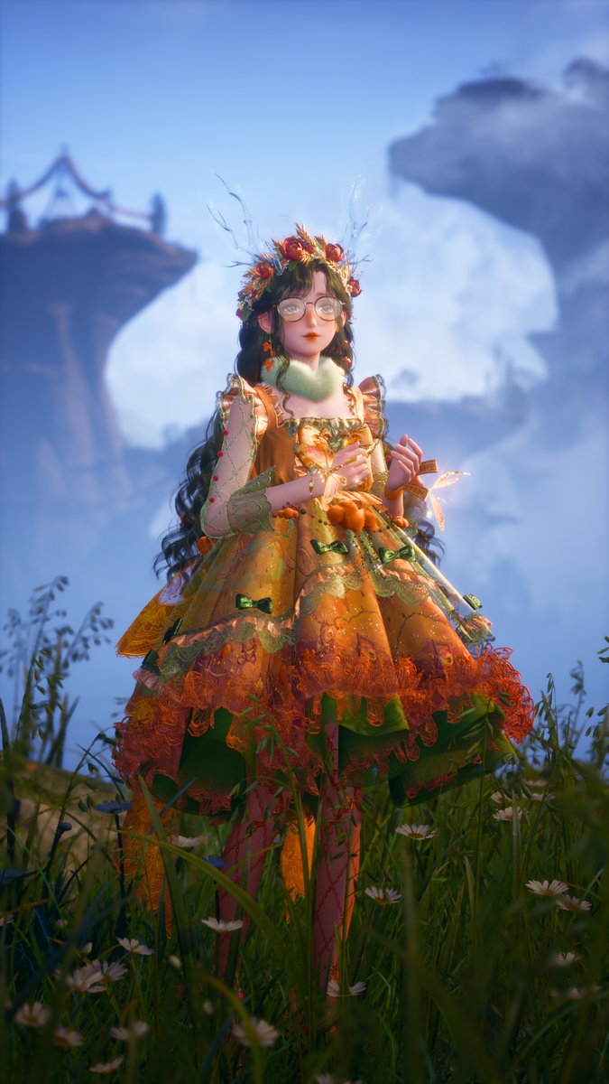 hello #infinitynikkitwt what do you think of my Pumpkin Fairy? 🥺🎃🍁 #InfinityNikki