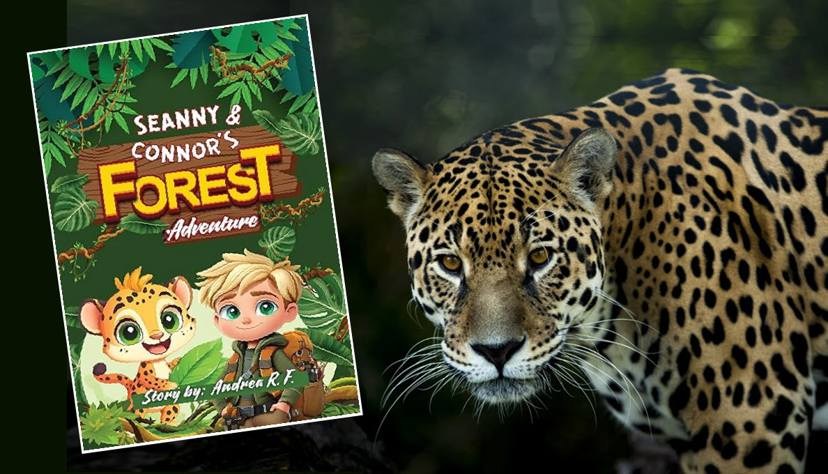 #Children #Kids #Animals #Jungle #Adventure #Friendship #Courage #Survival #Jaguars   When a school trip turns wild, Connor teams up with Seanny a jaguar cub. Together they brave the forest, find food, and discover what courage really means.  amzn.to/48vfNAR