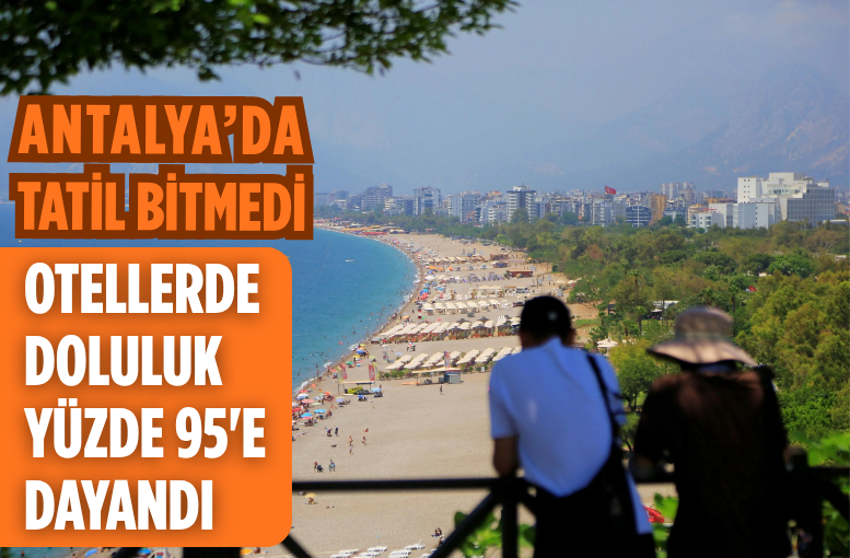 Antalya'da tatil bitmedi! Otellerde doluluk yüzde 95'e dayandı
Detaylar lidergazete.com/antalya-gunlug…