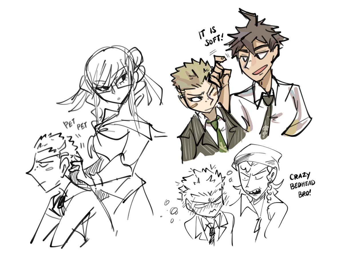 foryoupeko's tweet image. #danganronpa
Real quick sketch so I can go back to playing pkmn but if I don't draw I'll forget