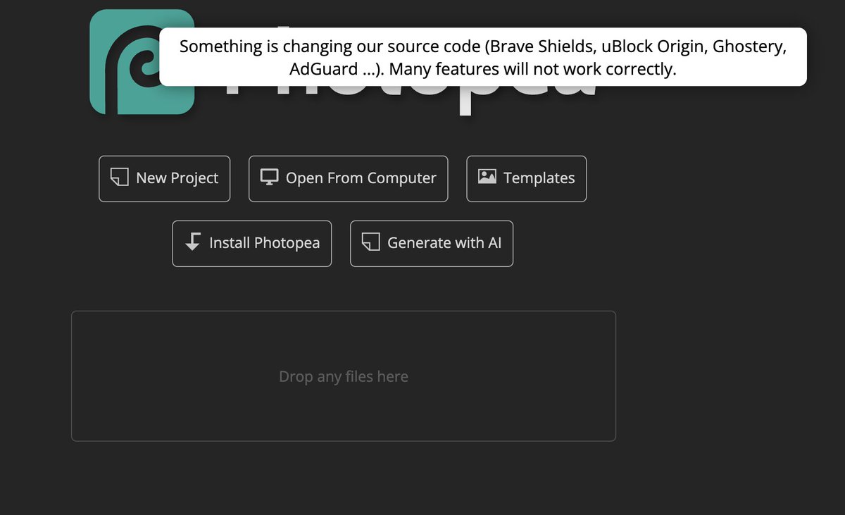 kadinsswitch's tweet image. keep getting this in Safari even though I dont have AdBlock on it :(. I run 100% stock Safari just for off apps like this. Then I got hit with a " changing source code message, and the tools won't work. Signed in or out doesn't seem to matter.