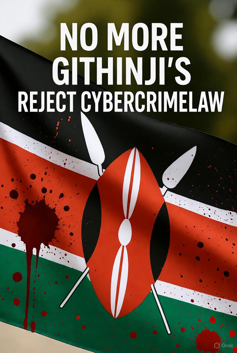 No more Githinji's. #RejectCybercrimeBill