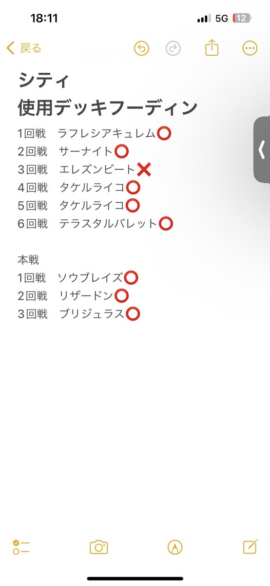 改めてシティリーグS1フーディンデッキ使って優勝しました！
反省すべきところ多いけど今は嬉しい気持ちでいっぱいです！
また次のシティリーグ含め勝てるよう精進します！
(リストの並び汚すぎて恥ずかしい。。。)