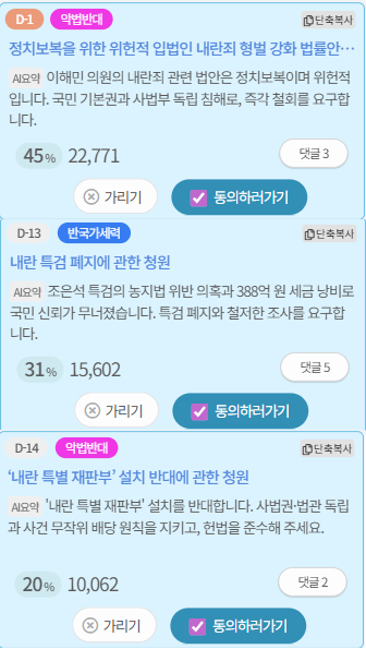 ekdskrnlrnl0959's tweet photo. https://t.co/1PR2vdWFRL
이거 한번만 체크하면 되는게 청원임 
뭐가 어려움? 왜 안함? 나가서 왜 윤어게인 부르짖음? 
이만명 안되는 거지? 그래서 다른 청원들 오만찍는동안 
반도 못 찍는거지? ㅋ 재밌네 아주 https://t.co/Vmp1SHEFYQ