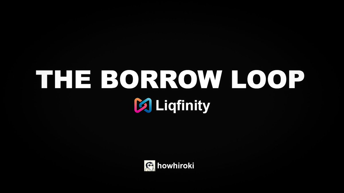 howhiroki's tweet photo. Some call it the "Flat Borrow Bonus" but I call it the Borrow Loop

Sounds cooler if you ask me

If you want to climb @liqfinity leaderboard faster, the borrow loop is all you need, here is how it works 🧵 https://t.co/IQHDO9mZOW