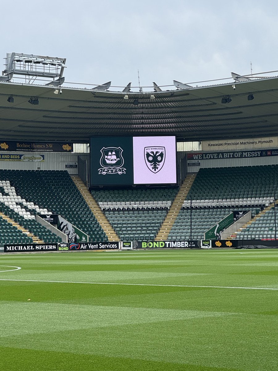 Gearing up for another busy match day!! <a href="/Argyle/">Plymouth Argyle FC</a> #pafc