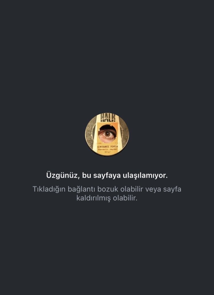 Instagram sayfam Türkiye’de erişime engellendi.
Kadeh kırılmaz, sadece sessizleşir bir süre.