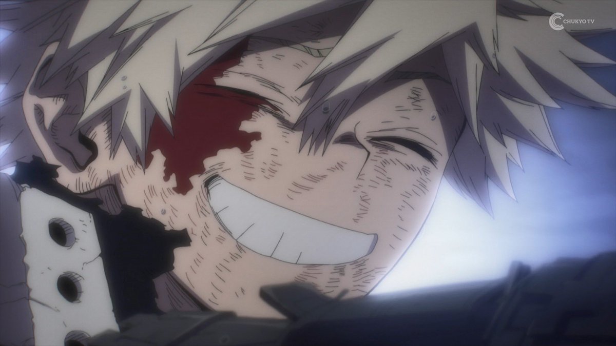 爆豪のかっちゃん💥 一番いい笑顔 #ヒロアカMVP