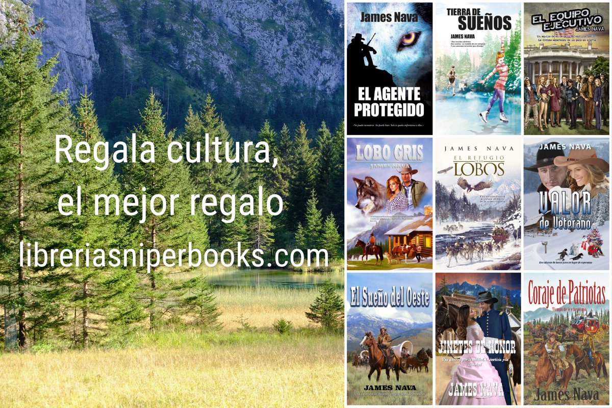 Realiza tus compras en libreriasniperbooks.com y recibe los #libros en dos días. #Regala cultura e ilusión. También puedes encargar las #novelas directamente en el correo: pedidos@sniperbooks.us #Lee #Novelasrecomendadas