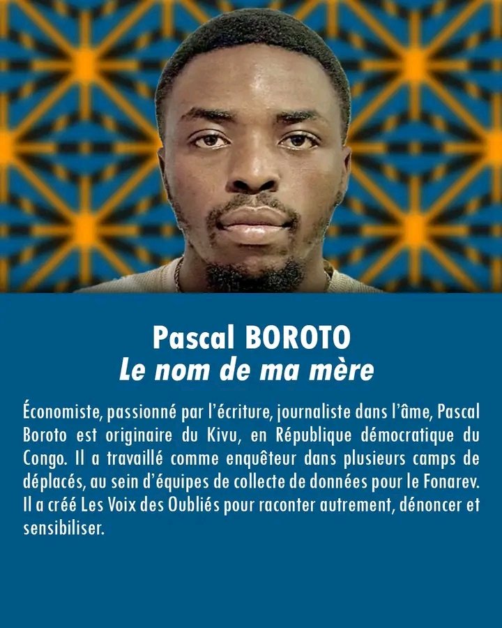 Prix Voix d'Afrique 2025 : le Congolais Pascal Boroto finaliste avec son roman "Le nom de ma mère" 
 culturecongo.com/prix-voix-dafr…