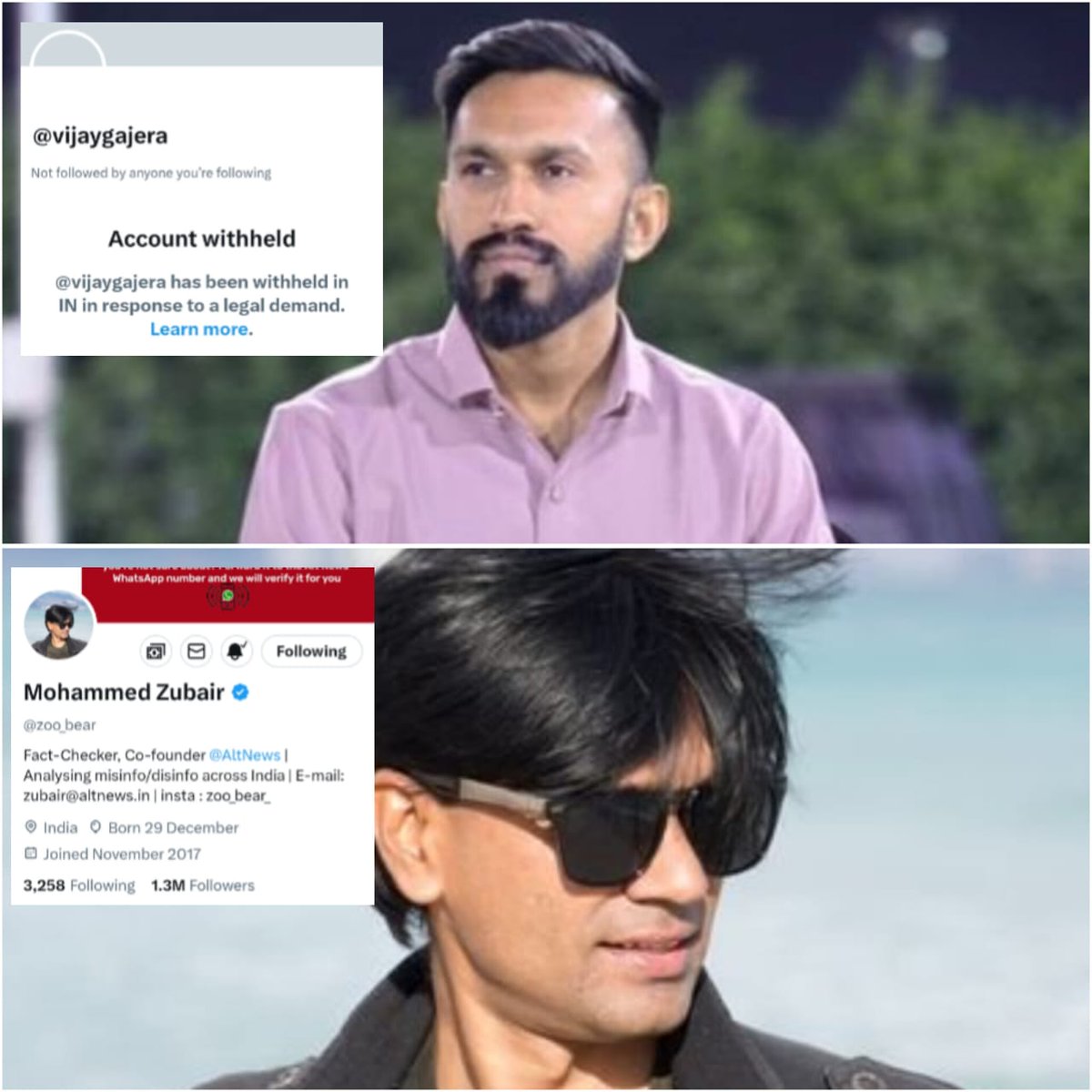 SaffronChargers's tweet image. I come from 2 Indias
Account Withheld for exposing Malabar Gold’s Pakistan love
Operating freely after inciting mob against Nupur Sharma & several Hinduphobic posts