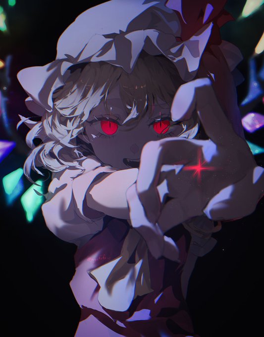 フランドール・スカーレット 「フランちゃんの色紙 」|咲崎さきp