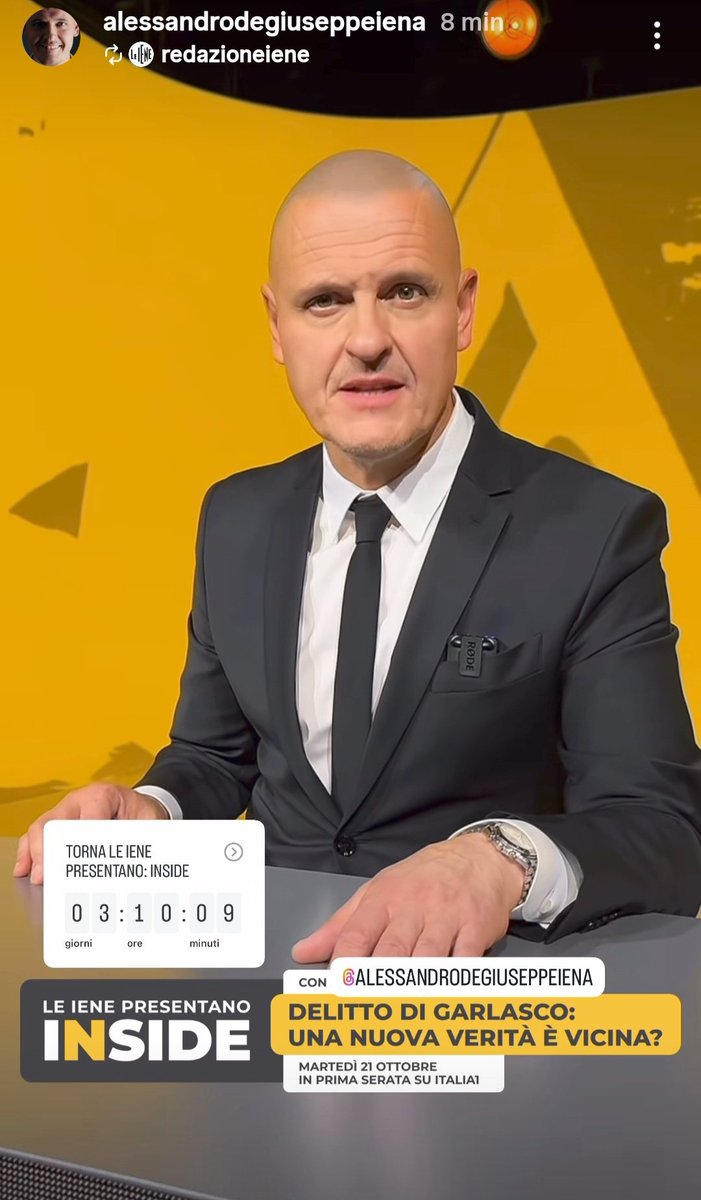 AlessWrite's tweet photo. Ci siamo. Alessandro De Giuseppe è tornato. E se è tornato lui allora qualcosa bolle in pentola (e non è sugo).
#Garlasco @redazioneiene https://t.co/PTqcbA8sGo