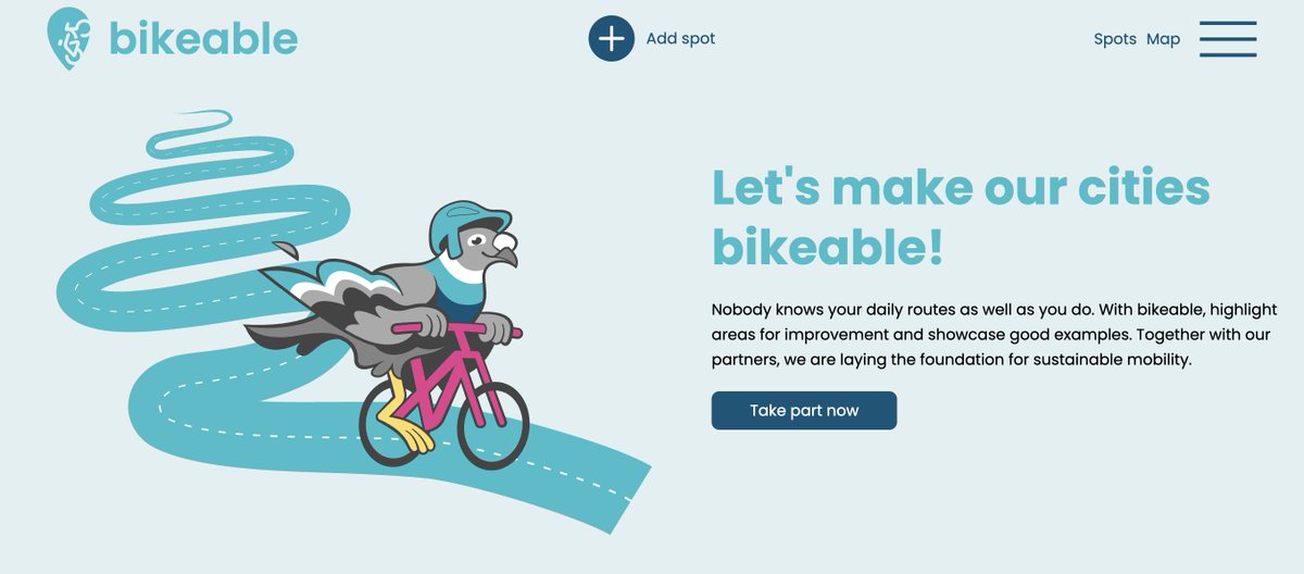algobaker's tweet image. bikeable dot ch. You can log dangerous sections from your bike route and then cities can use them to make improvements. Awesome