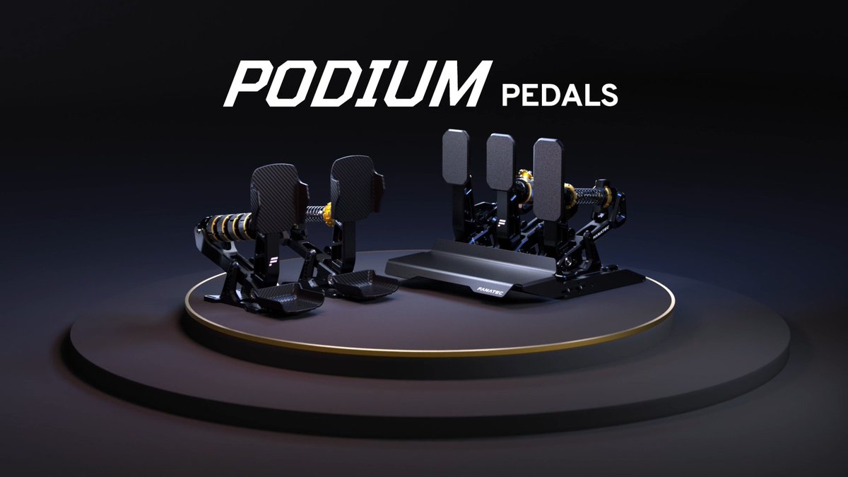 fanatec's tweet image. Podium Pedals highlights:

📏 Patented clutch bite point slider to adjust position of resistance peak
⚙️ Patented elastomer compression control system
💪 Forged aluminum brake pedal arm and mid arm
🧪 Playable at our SimRacing Expo booth!

Check them out: fntc.io/Podium-Series-…