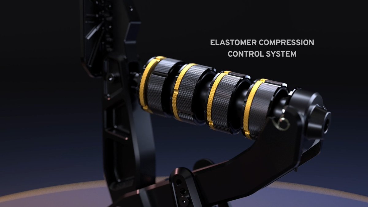 fanatec's tweet image. Podium Pedals highlights:

📏 Patented clutch bite point slider to adjust position of resistance peak
⚙️ Patented elastomer compression control system
💪 Forged aluminum brake pedal arm and mid arm
🧪 Playable at our SimRacing Expo booth!

Check them out: fntc.io/Podium-Series-…