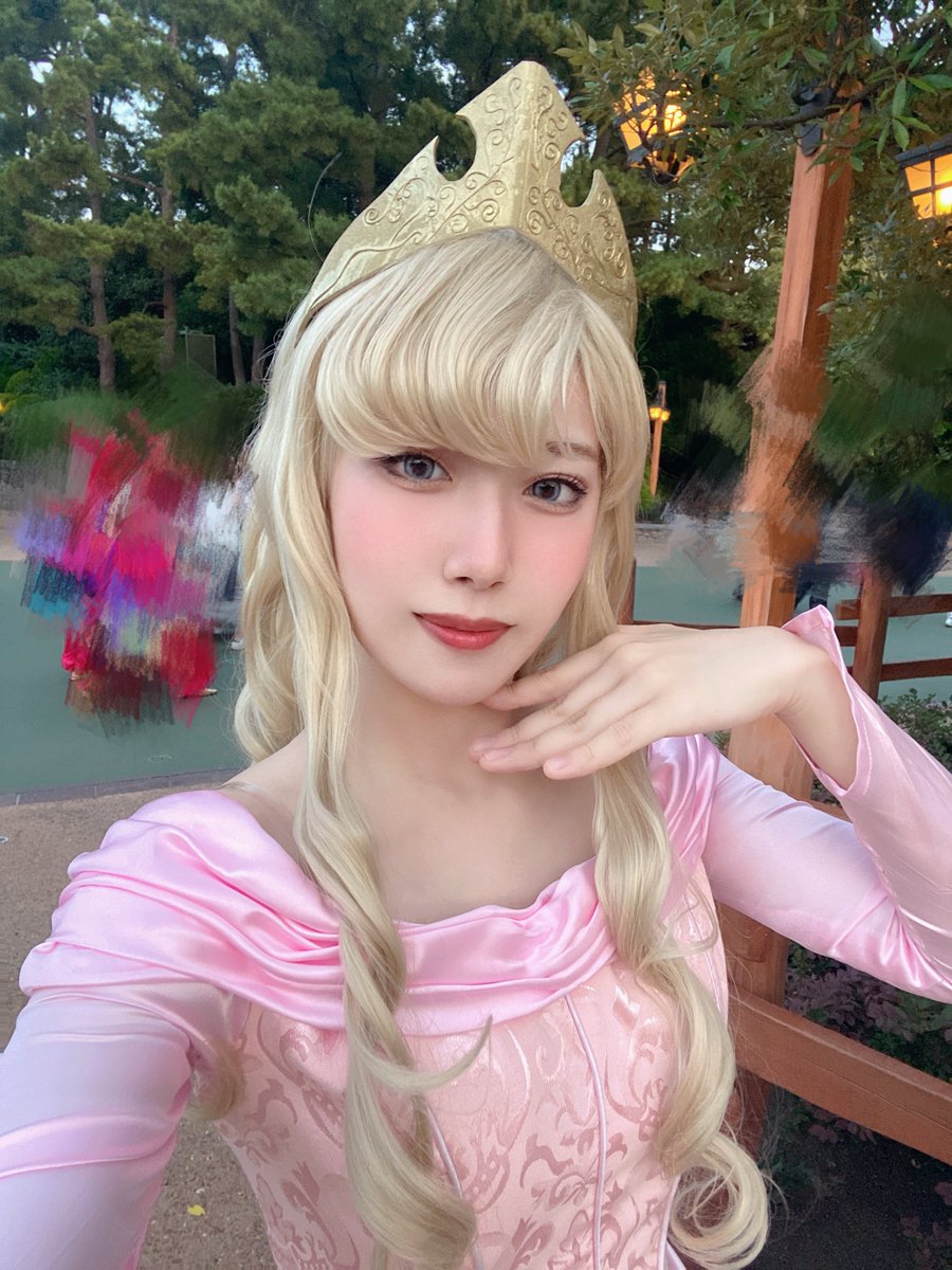 今日はプリンセス御一行でいました〜
初めてのプリンセスオーロラ🎶

#Dハロ仮装2025