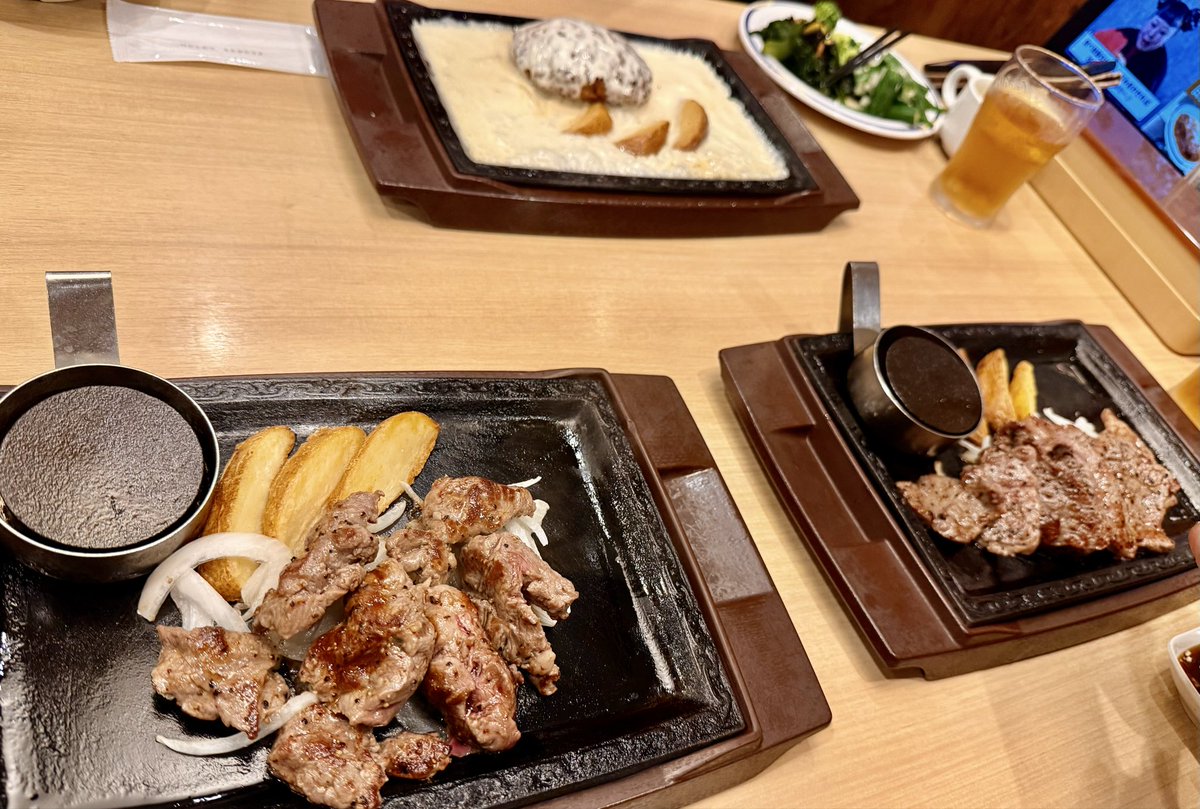 最近パワーなかったからお肉🥩
美味しい😋
来月のトンジギに向けてパワーつけとかないと💪