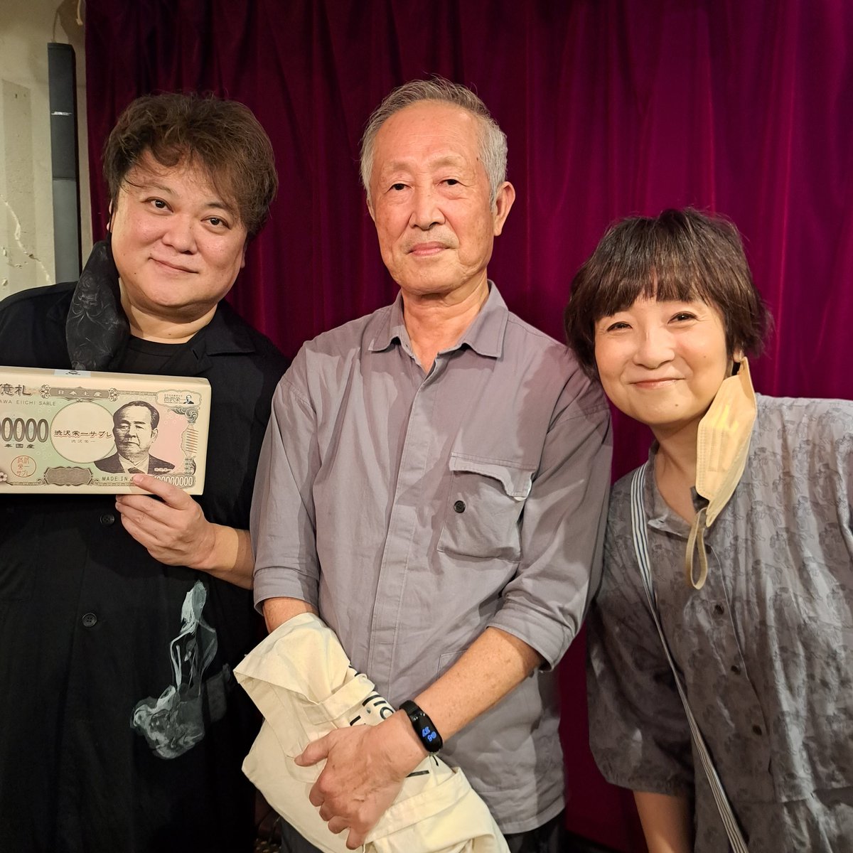 Teirei66's tweet photo. toatoa 朗読と音楽の会
藤田朋子、小林綾子、横田大明と３人の俳優さんとアコーディオン奏者の桑山哲也さん。感動的でした。 https://t.co/NTbc0NTJQU
