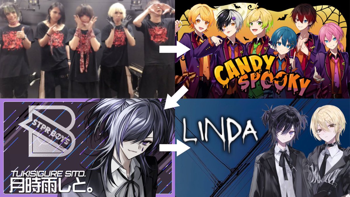 ✞ #歌い手になった流れ ✞

バンドが解散して全てを失ってしまう
↓
ソロ活動を始めるが半年で苦境に
↓
音楽の師匠からお誘いいただき
AMPTAKxCOLORS様のCANDY SPOOKYを作詞
↓
最後の望みを懸けSTPR BOYSに志願する
↓
独立後に夏日きういとLINDA結成
自主レーベルAION CREATIONを設立
↑
イマココ