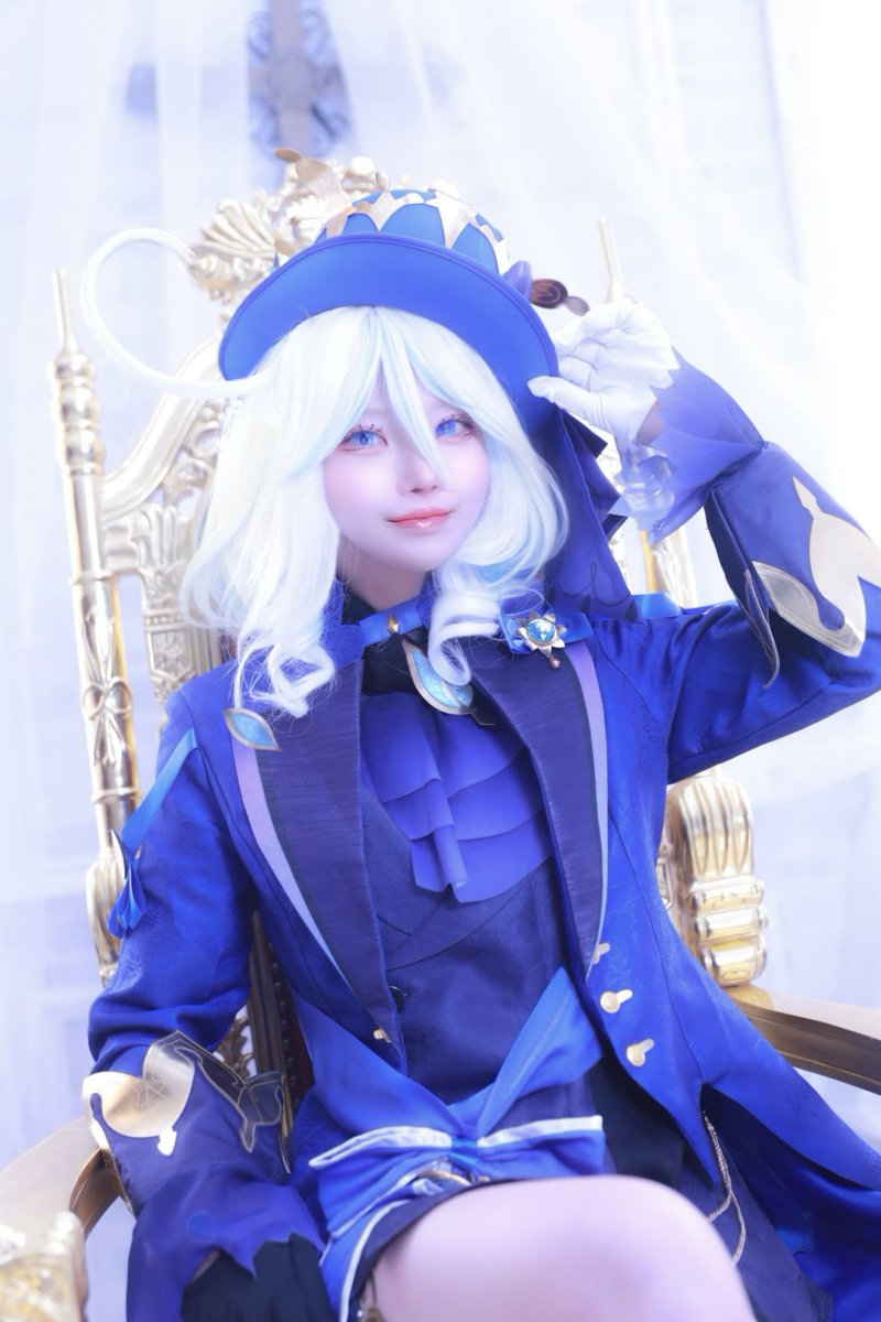 Natsuki155's tweet image. Cosplay
原神/フリーナ💧👑

「そう、この僕こそが、
            フォンテーヌで知らぬ者はいない
                                     大スター、フリーナだ。」

#GenshinImpact #Furina