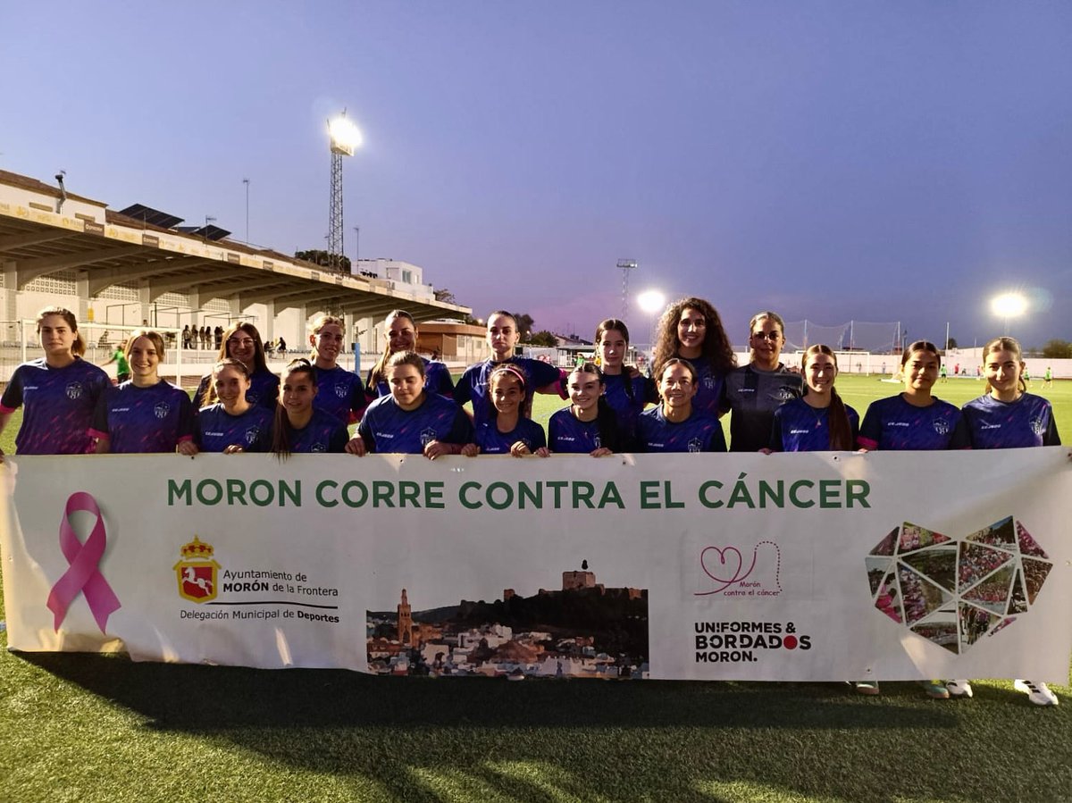 Nos unimos con el corazón a la XII Edición Morón Corre Contra el Cáncer el 26 de octubre. 

🎀 Cada paso suma en esta carrera y marcha solidaria a beneficio de la Asociación Española Contra el Cáncer.

¡Juntos, por la salud y por la vida! 💪🏻