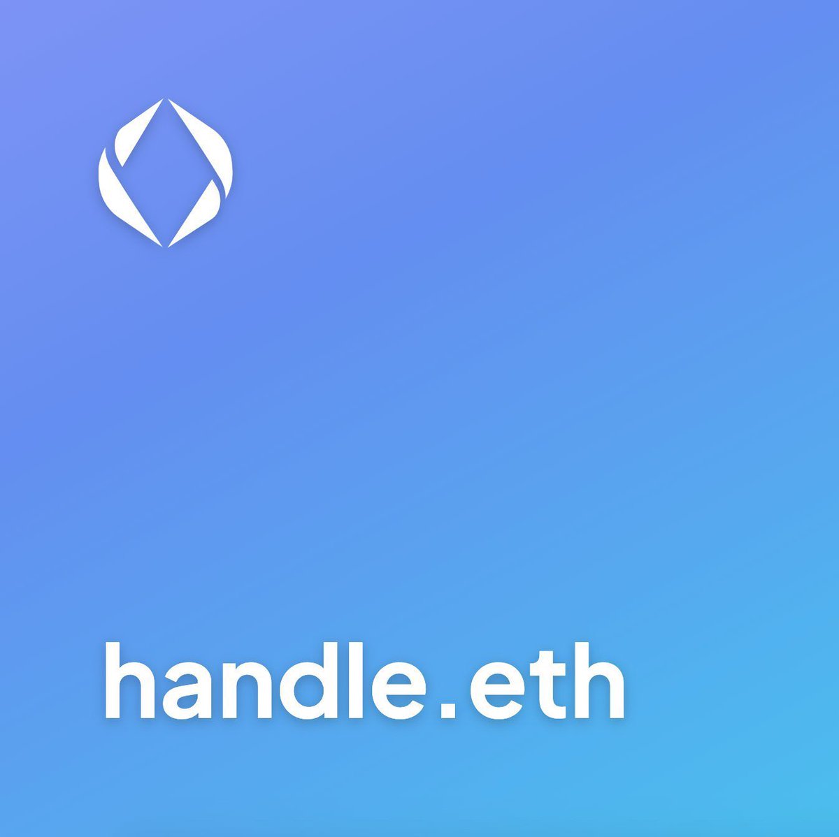 I’ll transfer handle.eth for free to <a href="/X/">X</a>

You can leverage ENS to increase revenue, enable royalties on secondary sales, and users wouldn’t even know it runs on crypto rails

I’d be happy to help building this 🙌