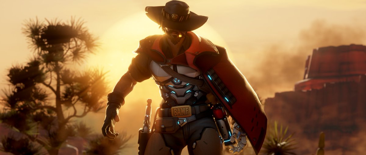 It's high noon somewhere in the world.
#Overwatch2 #Overwatch2fanart #b3d