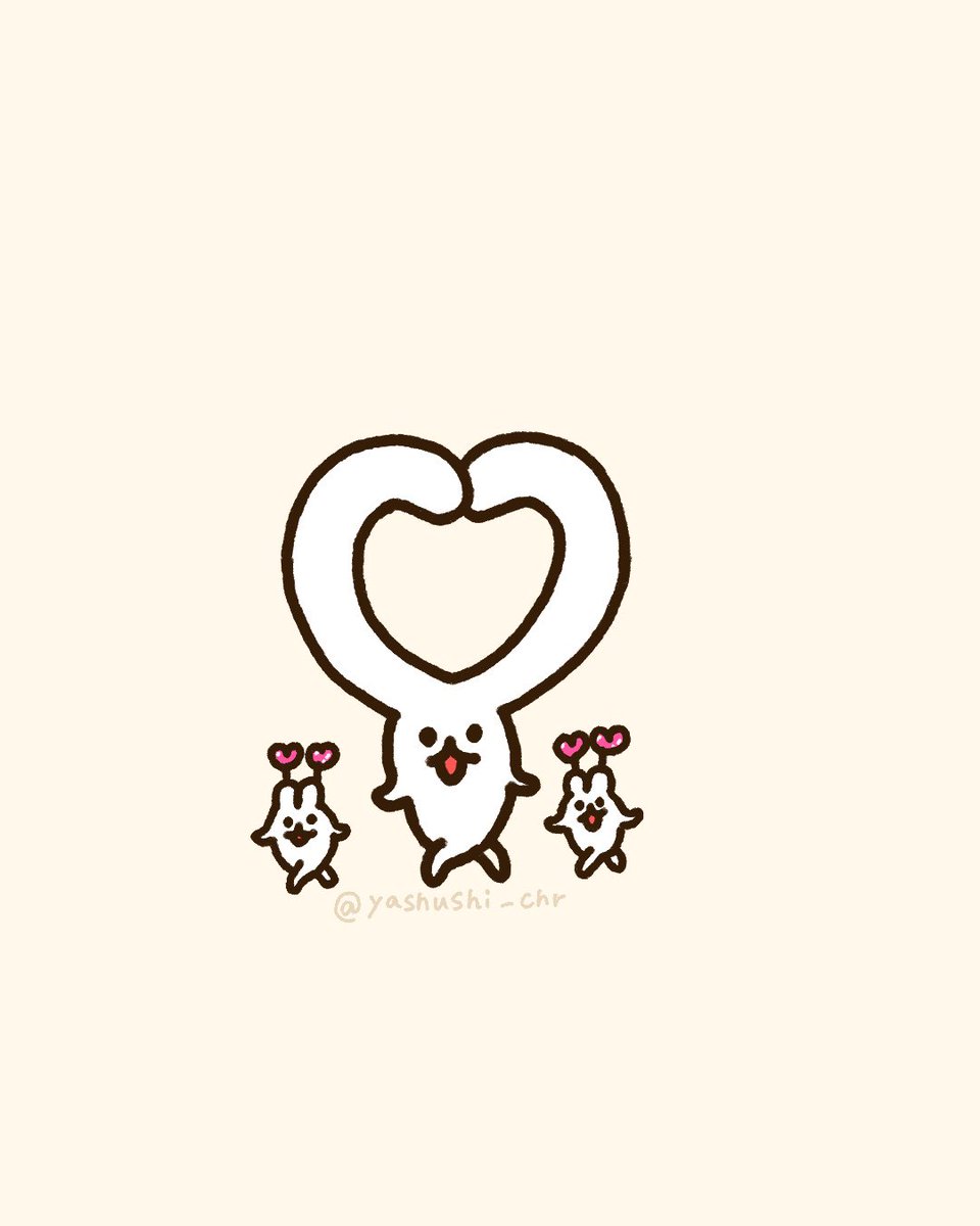 🐰❤️ #うさぎ #イラスト