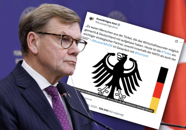 Die Türkei hat das Wirtschaftswunder ermöglicht, sagt Außenminister Wadephul. Ehrlich? 1961 Anwerbeabkommen mit der Türkei, WEIL das Wirtschaftswunder der 50er Arbeitskräftebedarf auslöste, nicht umgekehrt. 
tichyseinblick.de/meinungen/gesc…
Was haben wir eigentlich für irre Minister in