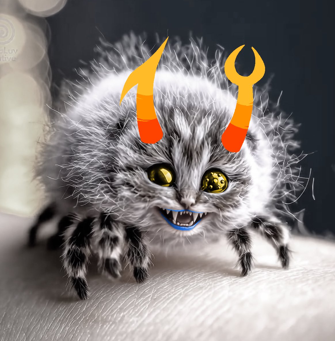 vriskaesque's tweet photo. something really embarrassing happened to me so i edited some spider kitty into Vriska to comfort myself https://t.co/q6V68Ynu8O