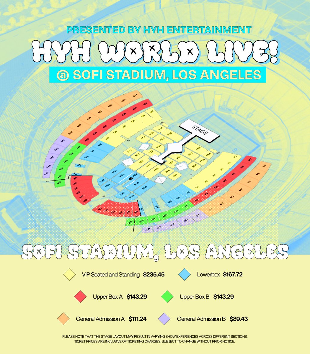 official_HYH's tweet image. HYH WORLD LIVE 2025: TICKETING

Grab your tickets here! 
🎫: forms.gle/72gcaVPHD3ZmEB…

📅: This November 8-9, 2025
🏟️: SoFi Stadium, Los Angeles

#HYHWORLDLIVE2025
#HYHWORLDLIVE_LA
#SPRY #EVANGELION #brat #Dopamine #RAMPAGE
