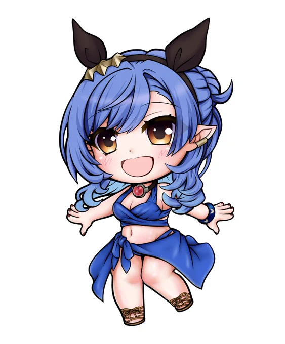 #私はこういう絵師です見た絵師全員参加 Varium好きな2～3頭身キャラ描き