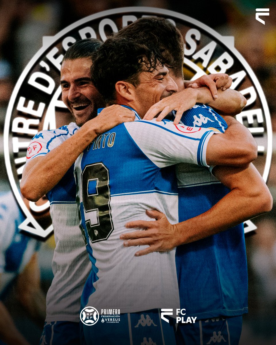 🧅 𝗘𝗹 𝘀𝘂𝗲𝗻̃𝗼 𝗱𝗲 𝗹𝗼𝘀 𝗮𝗿𝗹𝗲𝗾𝘂𝗶𝗻𝗮𝘁𝘀

👏 Recién ascendido
✅ Invictos y segundos del G2 de Primera Federación

🔝 <a href="/CESabadell/">CE Sabadell 🧅</a> 

#PrimeraFederación