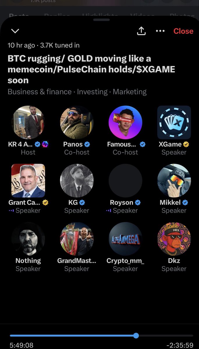 Shout out to <a href="/GrantCardone/">Grant Cardone</a> who joined mine @ <a href="/stridentcitizen/">Panos</a> space last night 

Appreciate your insight and hopefully you tune in to more space’s