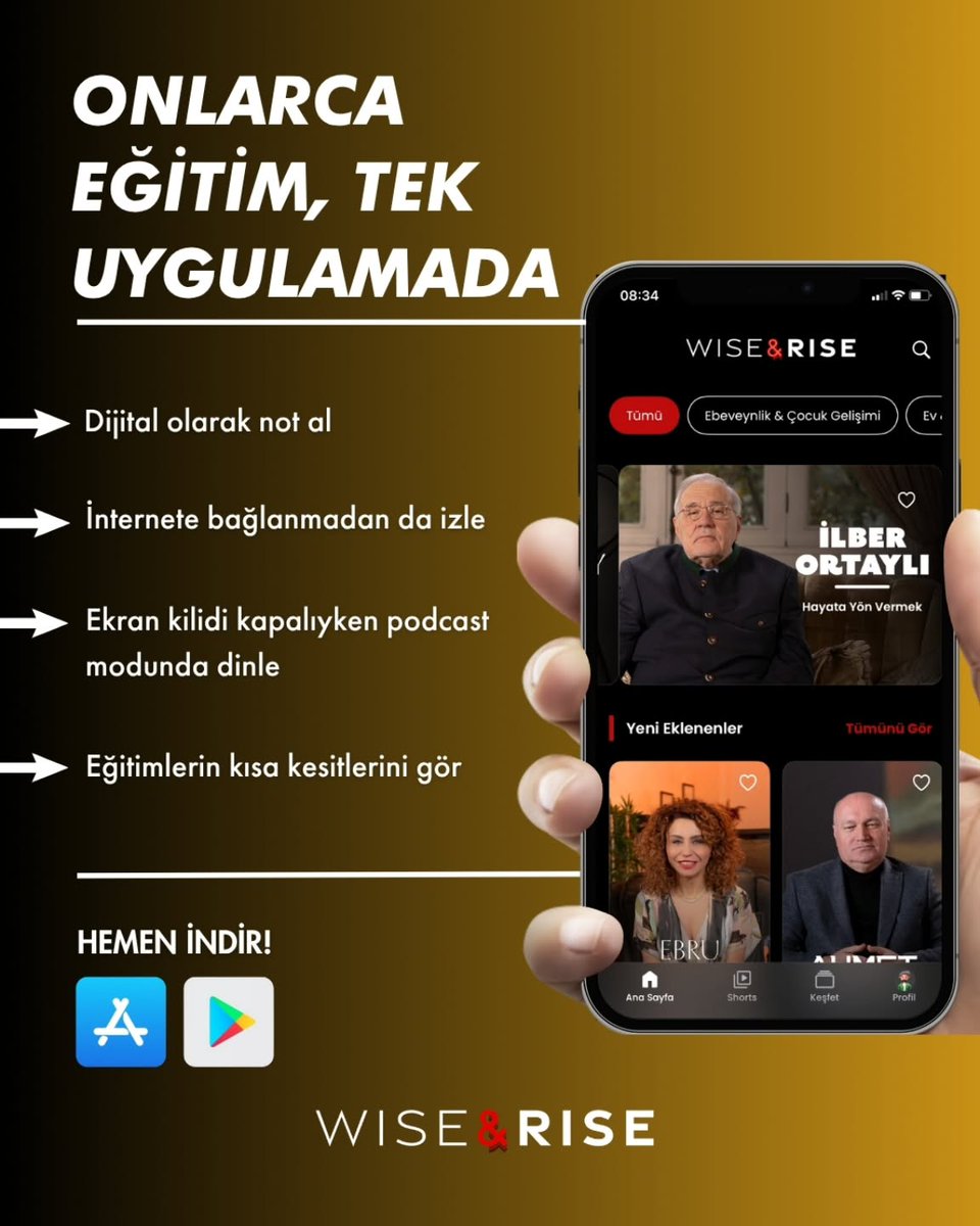 Değişim seninle başlar.

Güncellenen mobil uygulamamız ile Wise&amp;Rise hep yanında.

#WisenRise

👉 Apple Store: apps.apple.com/tr/app/wise-ri…

👉Google Play: play.google.com/store/apps/det…