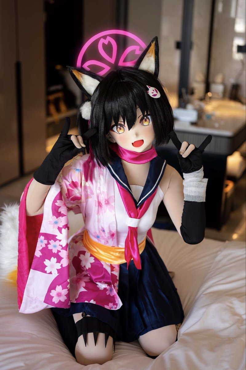 忍忍～🦊🦊😎

📷：<a href="/Dr0ne_Xr/">青瓜</a> 
🎭：<a href="/HiDolls_mm/">HiDolls</a> 
✨：<a href="/Lunarwolf_LB/">Lunarwolf-Longbow</a> 

#久田イズナ
#ブルアカ
#BlueArchive
#kigurumi