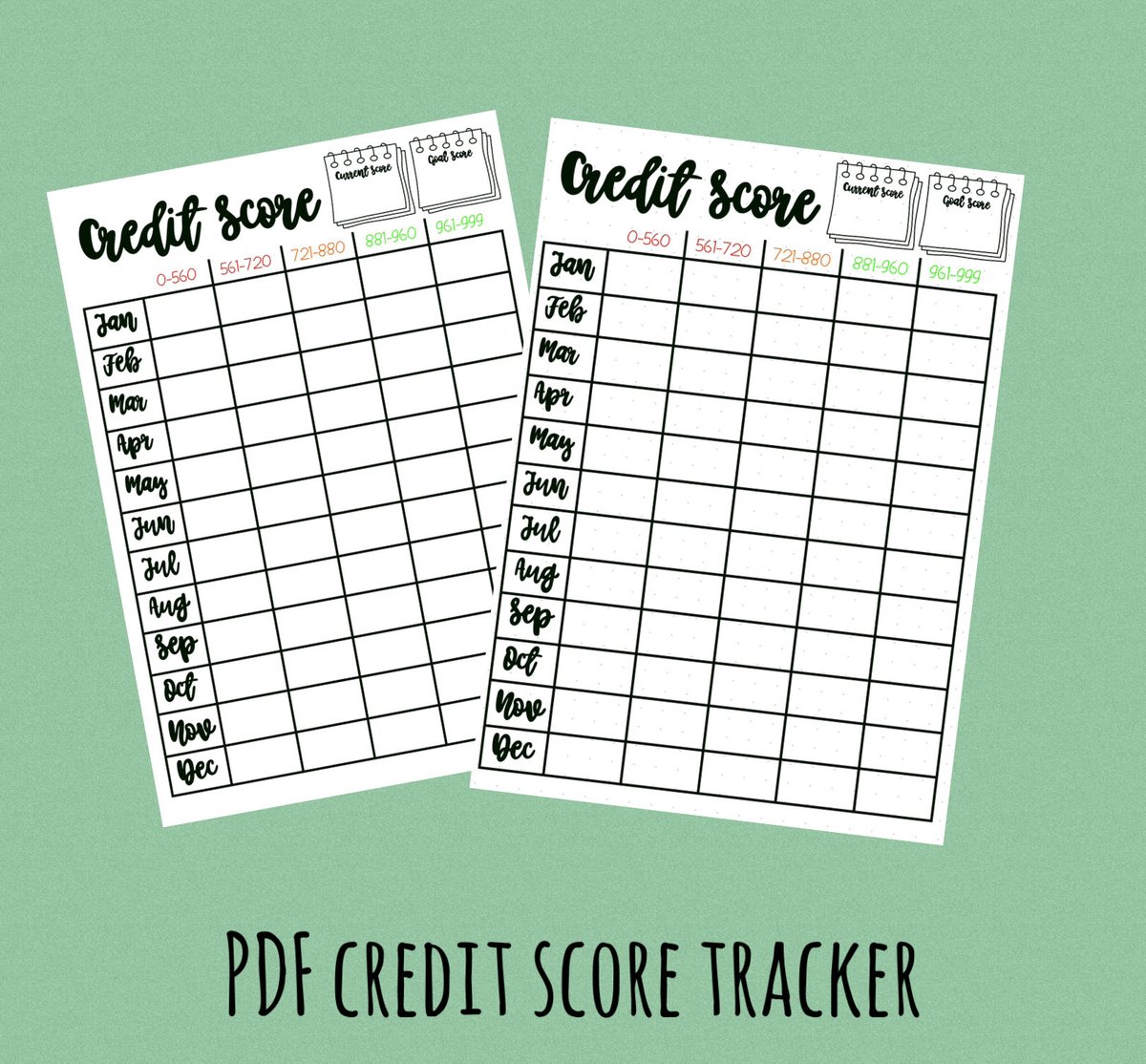 GizziArt's tweet photo. https://t.co/LFeICeJU7j

Keep track of your credit score and your financial goals 

#creditscore #creditscoretracker #debt #debtmanagement #moneytracker #moneytracking #GizziArt #printable #printabletracker #planner #plannerpage #plannertemplate #plannertemplates #bulletjournal https://t.co/fIQzmcVLjS
