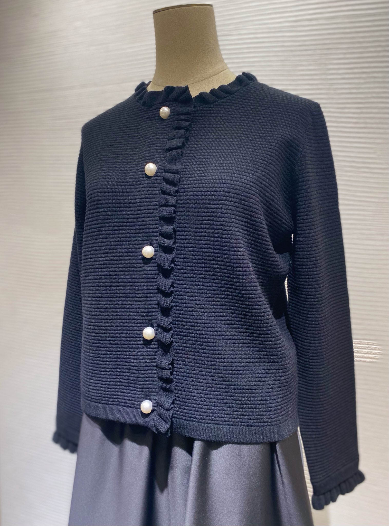 エムプルミエ　ニットジャケット M-PREMIER on X: 