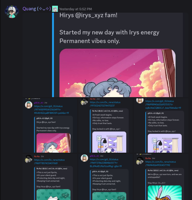 Do not use other people's content!

Not in <a href="/irys_xyz/">Irys (✧ᴗ✧)</a> or in other projects.

It is not worthy of respect or roles.

Have a good weekend, datapunks.