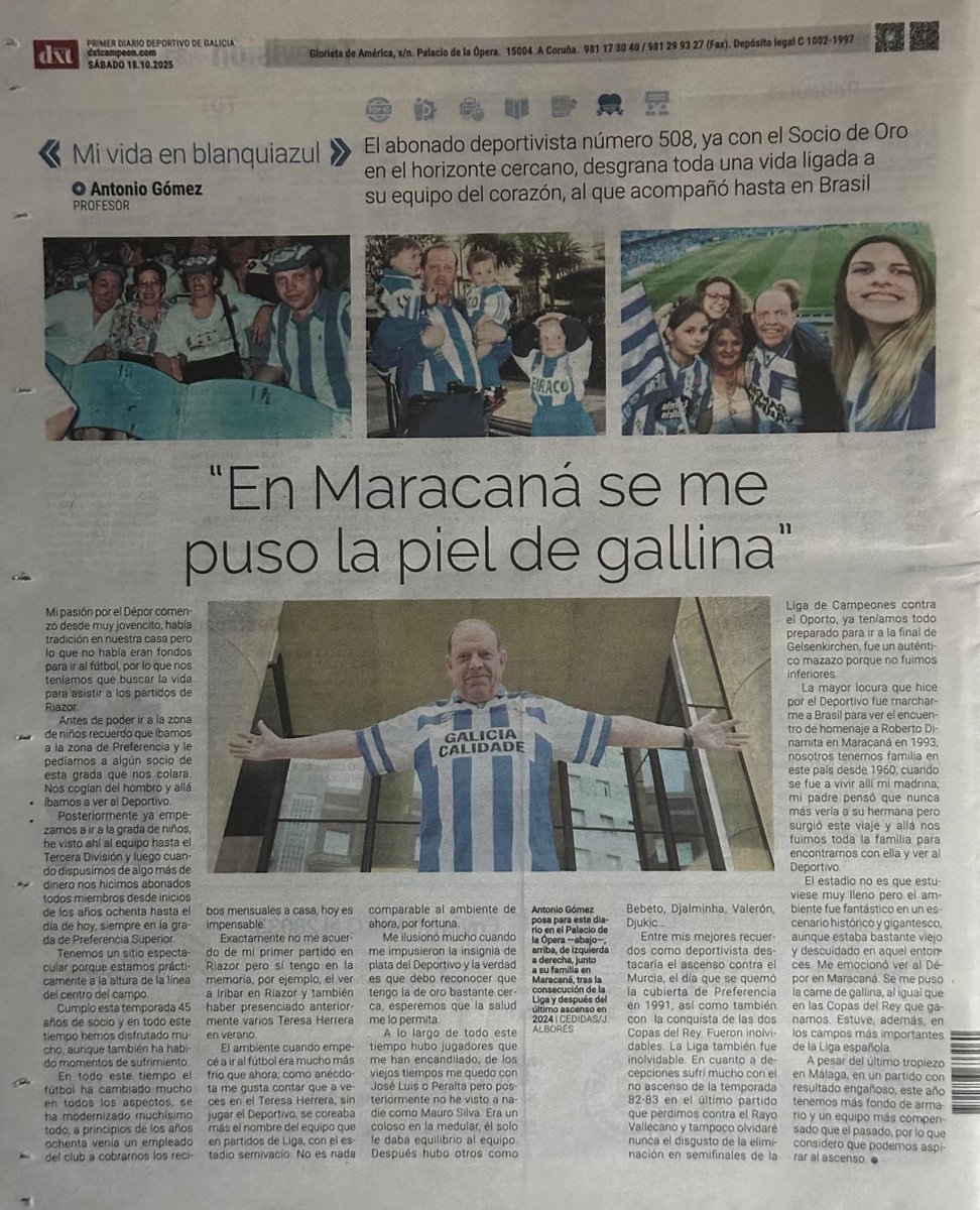 Toda una vida 💙🤍 <a href="/RCDeportivo/">RC Deportivo</a>