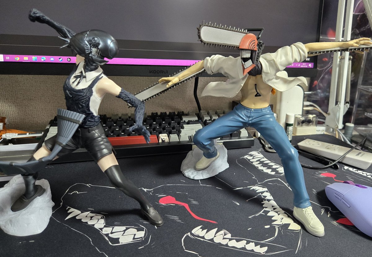 shumarutyo02's tweet photo. チェンソーマンの映画見たらフィギュア欲しくなったから買っちゃったよね
血のリペイントでもするか https://t.co/p8e4qPEe7i