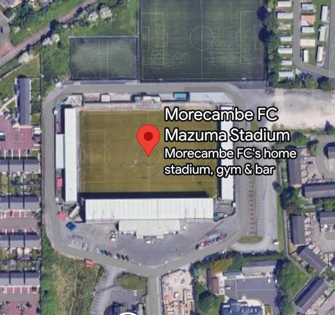 Half way to Morecombe 
Safe travels all