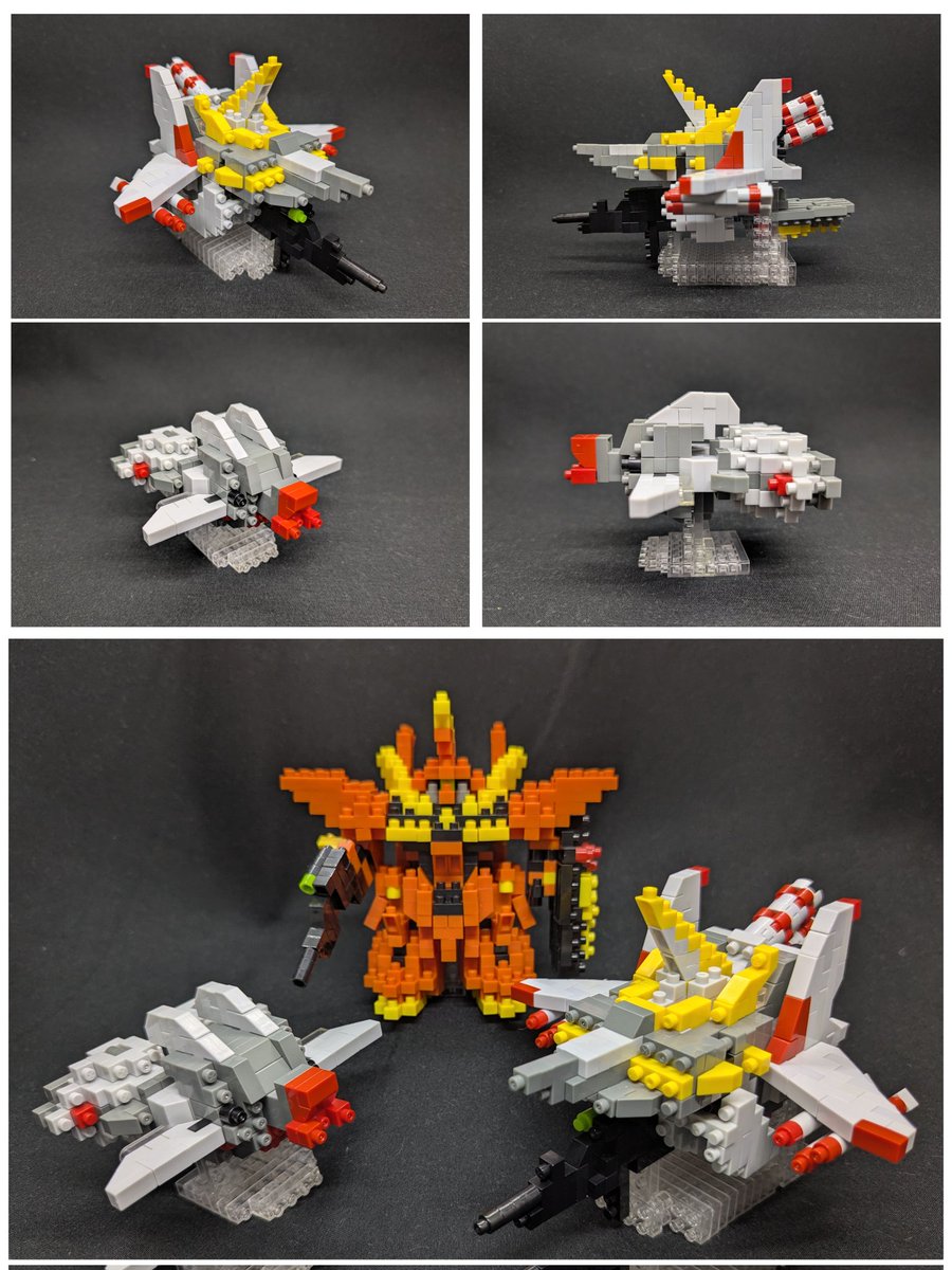 fffffff804's tweet image. #バウ グレミー軍
MSと同じ大きさのパーツを組んでアタッカーとナッターを組立たのに、アタッカー/ナッターのほうがMSより大きくなる…
#ナノブロック
#ガンダム #ZZ