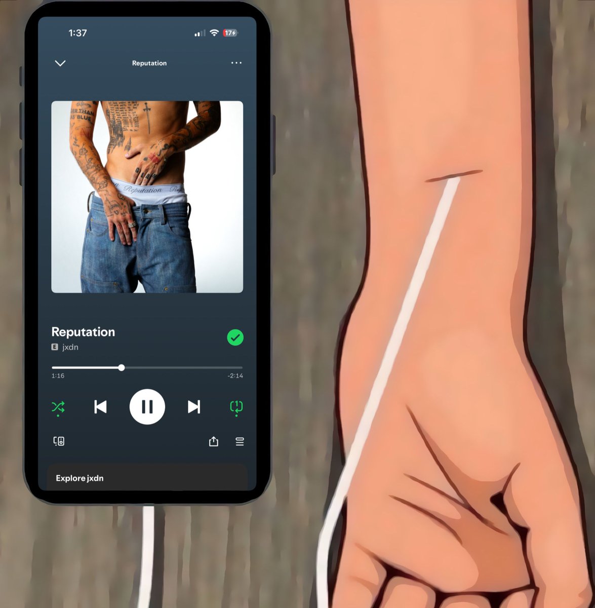 jxdnrockstvr's tweet image. mood since it came out