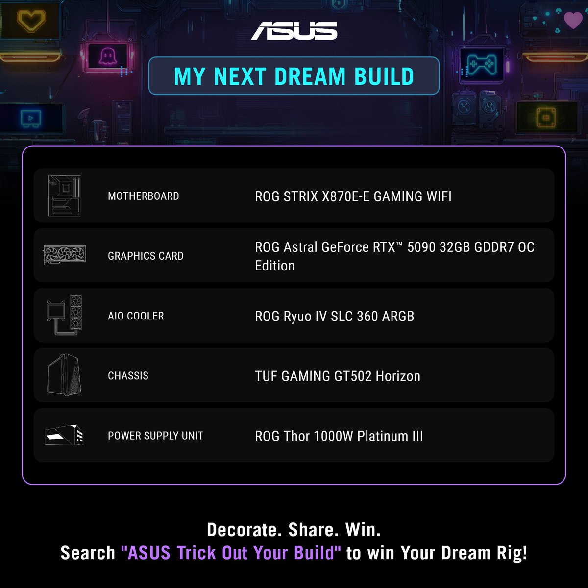 Neural_Net_CPU's tweet image. @ASUSROG #TrickOutYourBuild #ASUS #X870 #Z890 #B860 #B850
I would use it for gaming because I'm a gamer of 33+ years and I love playing games of all sorts, especially FPS!