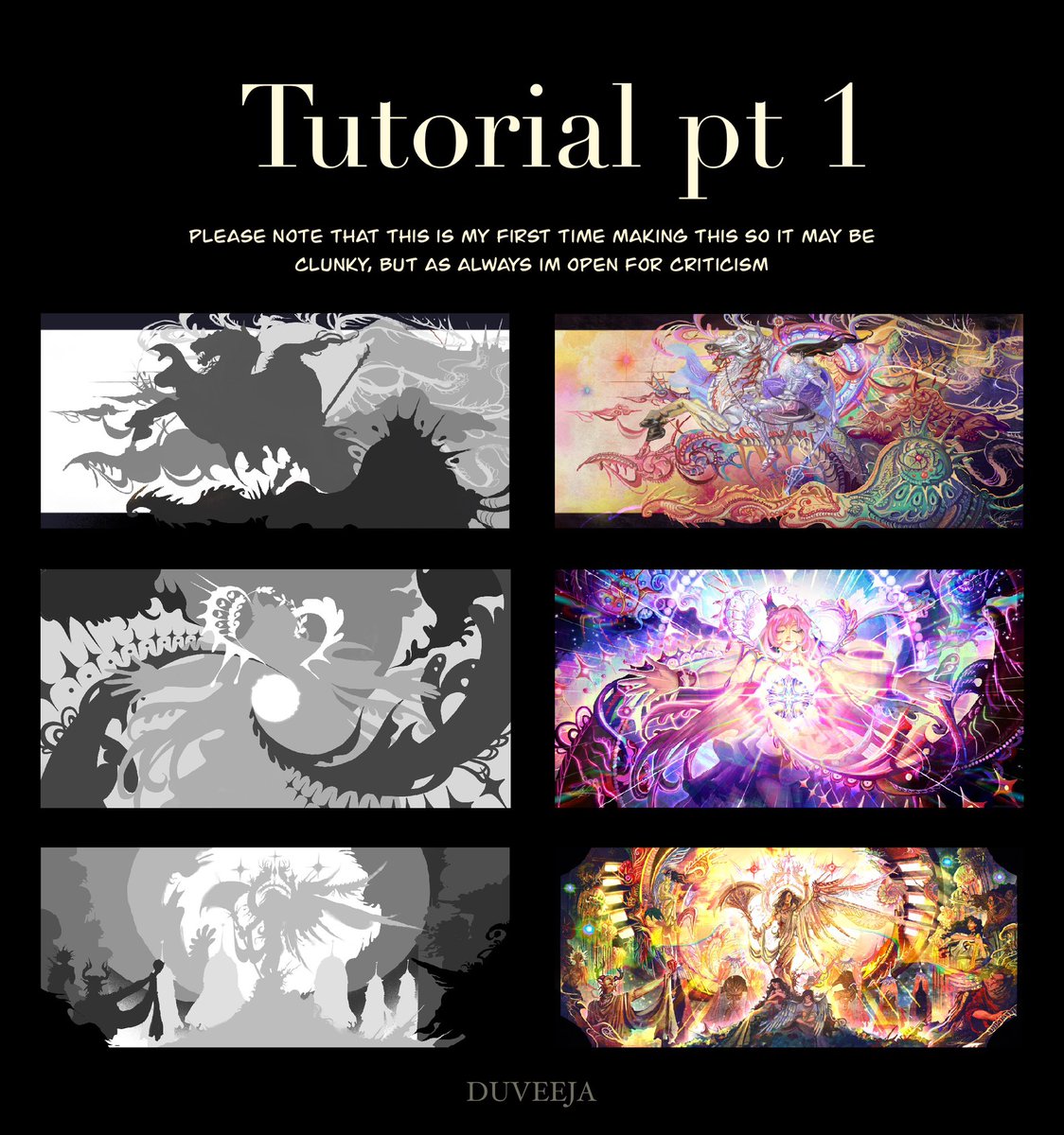 Duveeja's tweet image. Due to popular demand I made a simple art tutorial on how I made my art, I’ve decided to make a thorough tutorial on youtube but i’m still making it right now haha, in the meantime do save this post if it helps!