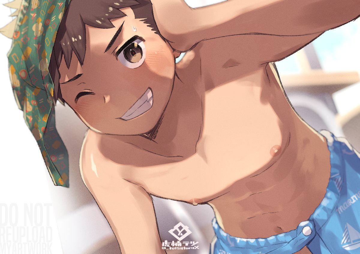 《#アンソロジーぴよぴよ 告知》
こちらの短髪人懐っこい系弟属性後輩低身長無毛包茎男子アンソロジーにカラーイラストで参加しておりやす。よしなに🐥